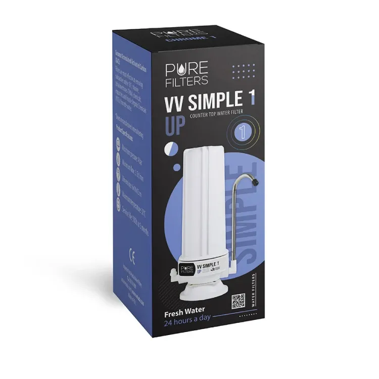 ΣΥΣΚΕΥΗ ΑΝΩ ΠΑΓΚΟΥ ΛEYKH  VV SIMPLE 1 UP VELUDA